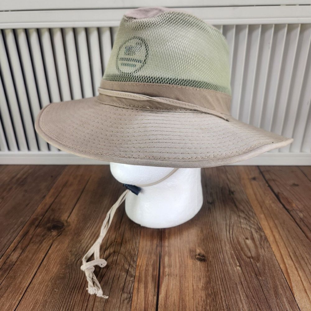 Dorfman Pacific Co. Hat Solarweave Mens One Piece Suplex Pinch Front Safari Mesh
